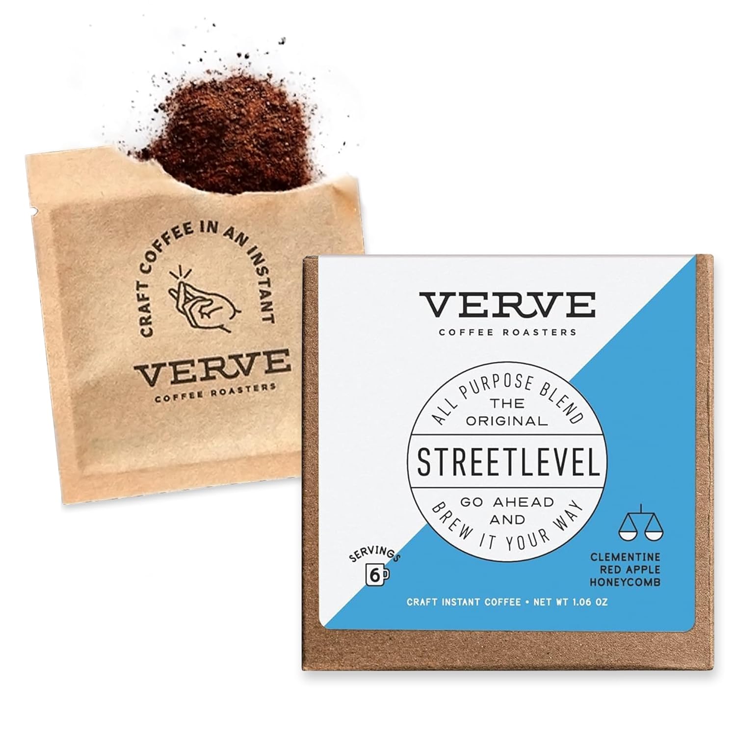 Crafted Instant French Medium Roast Coffee - Hot or Cold