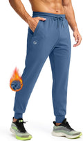 G Gradual Men's Fleece Joggers with Zipper Pockets - Warm Athletic