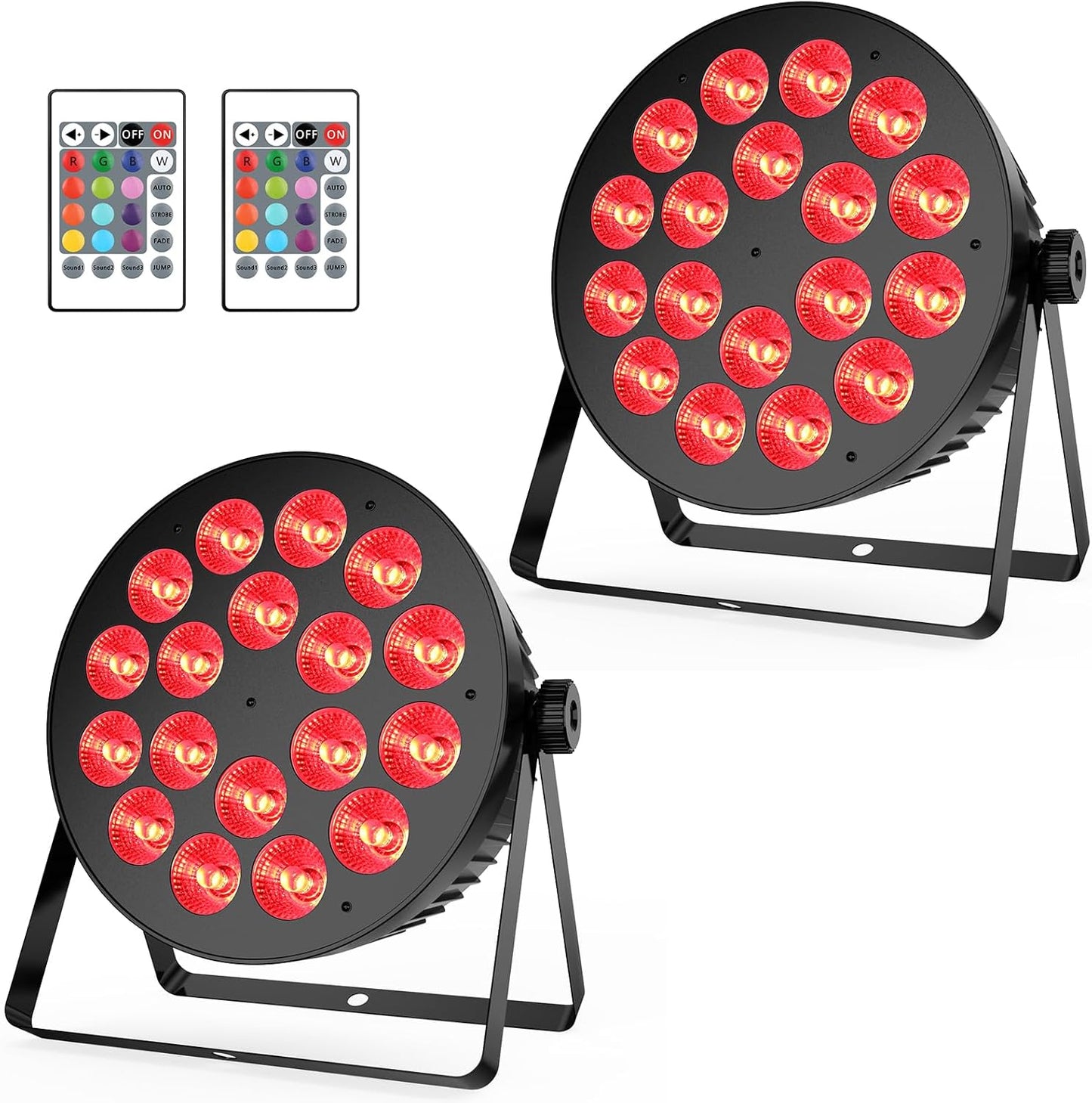 LED Par Stage Lights 2Pack for Stunning Event Lighting Effects