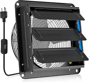 HG Power 10 Inch Shutter Exhaust Fan for Efficient Ventilation
