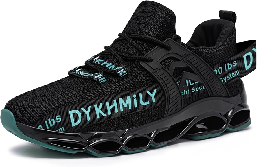 DYKHMATE Steel Toe Wide Shoes for Men - Lightweight Safety Sneakers