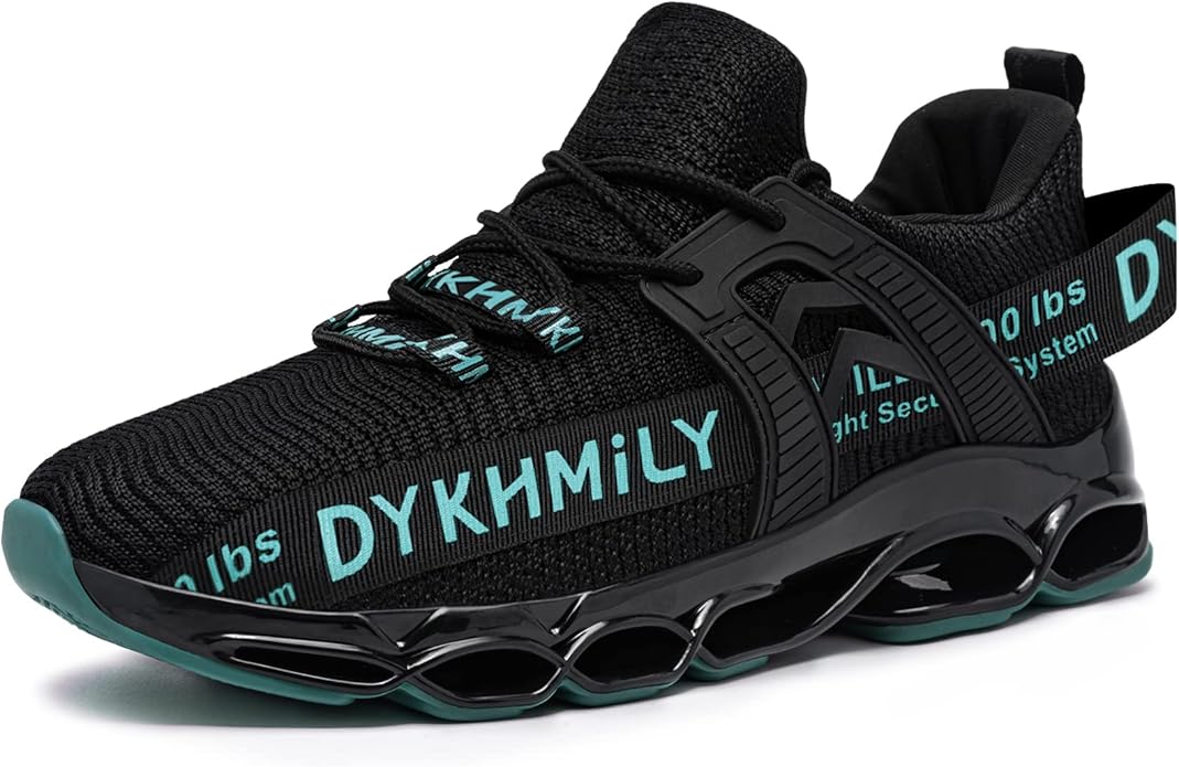 DYKHMATE Steel Toe Wide Shoes for Men - Lightweight Safety Sneakers