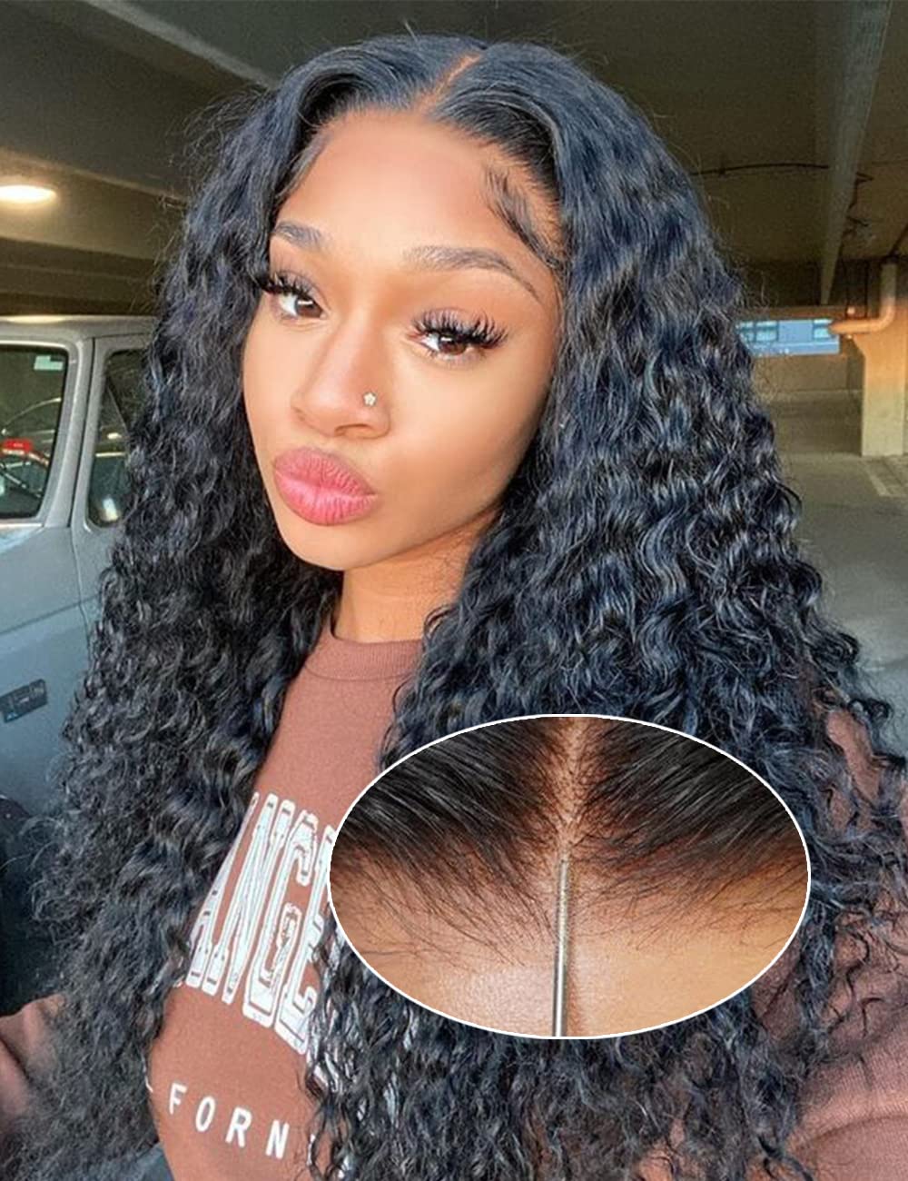 24 inch Glueless Wigs Human Hair with 7X5 HD Lace Upgrade
