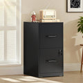 2-Drawer Locking Vertical File Cabinet - Secure Steel Storage