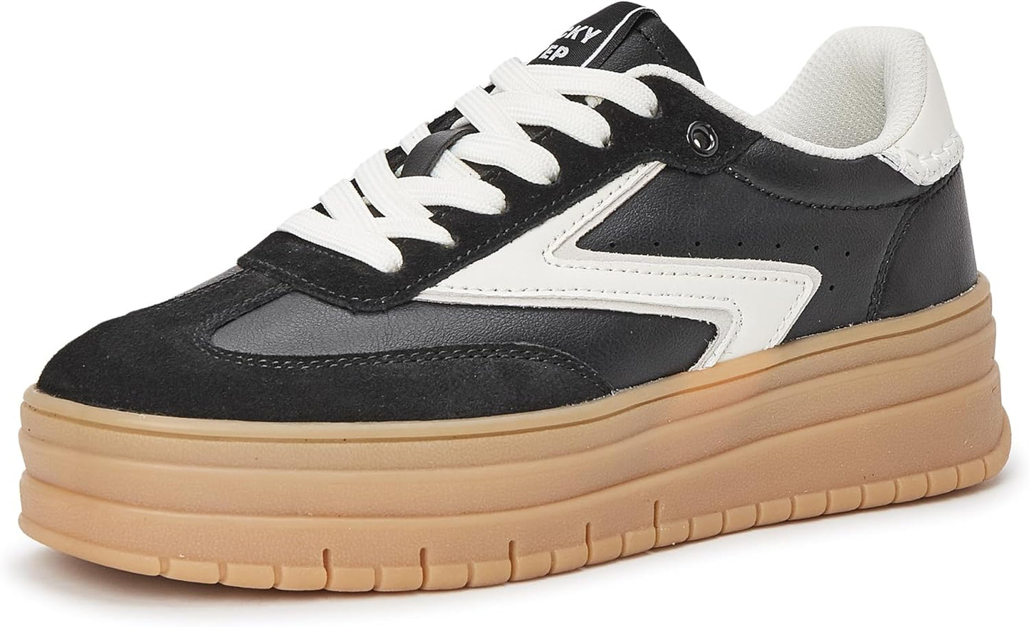 LUCKY STEP Women's Platform Sneakers for Trendy Casual Style