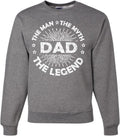 Wild Bobby Dad Man Myth Legend Funny Dad Crewneck Sweatshirt Express