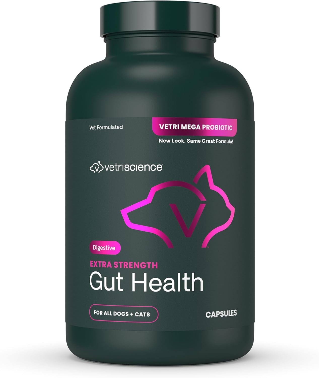 VetriScience Extra Strength Gut Health Probiotic for Pets
