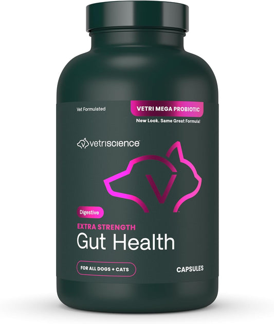 VetriScience Extra Strength Gut Health Probiotic for Pets