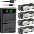 Kastar 4x Battery and LTD2 USB Charger Replacement for Fujifilm NP-80