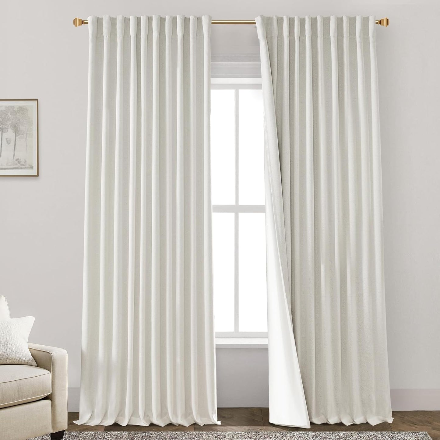 Panelsburg Blackout Curtains 84 Inch Length for Living Room