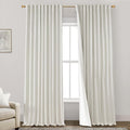 Boho Blackout Curtains 70 in x 90 in Extra Wide Panels - Total Light
