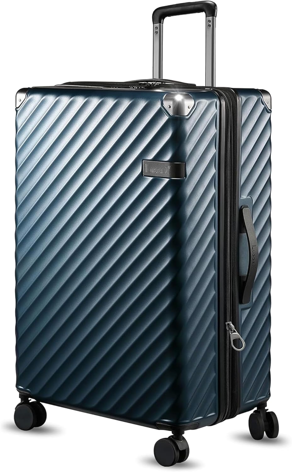 LUGGEX 28 Inch Expandable Hard Shell Suitcase with Spinner Wheels