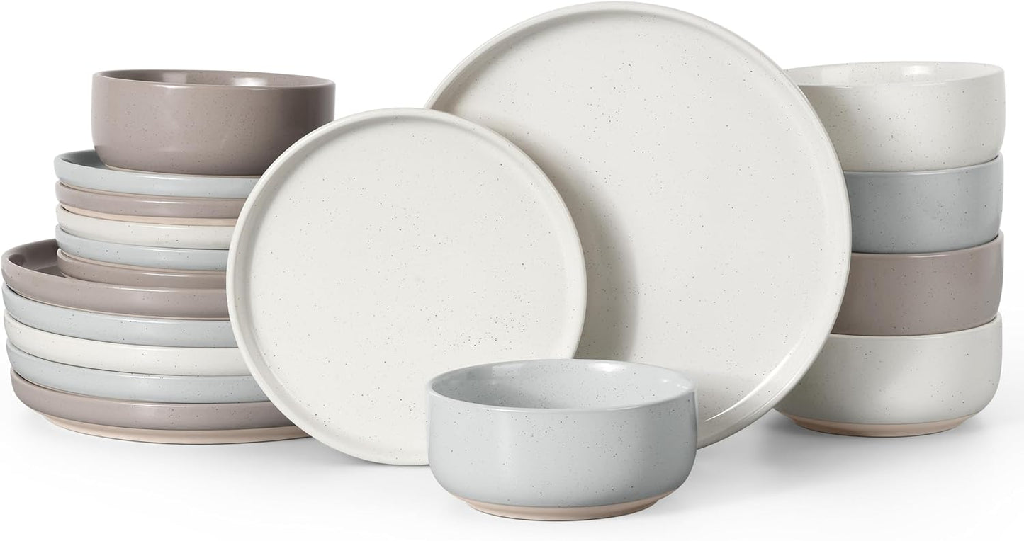 HaWare Stoneware Dinnerware Sets for Home and Restaurant Use
