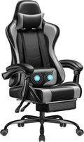 Homall Gaming Chair with Footrest and Massage Support for Comfort