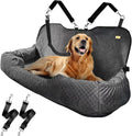 Large Dog Car Back Seat for 100lbs Dogs - Washable Travel Bed