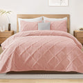 Exclusivo Mezcla King Quilt Set Blush Pink - Soft Lightweight Elegance