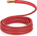 2 Gauge AWG 500 Ft Red Flexible Pure Copper Welding Cable - Heavy Duty