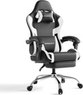 Gaming Chair with Footrest & Massage Lumbar - Ergonomic 330lbs