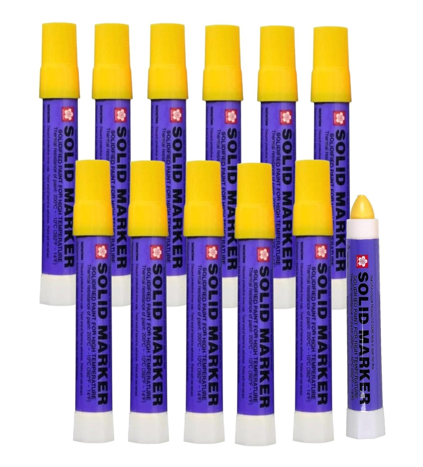Sakura Solidified Paint Marker Box of 12 for Versatile Marking