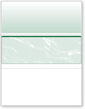 DocuGard Green Marble Middle Security Business Checks - Secure