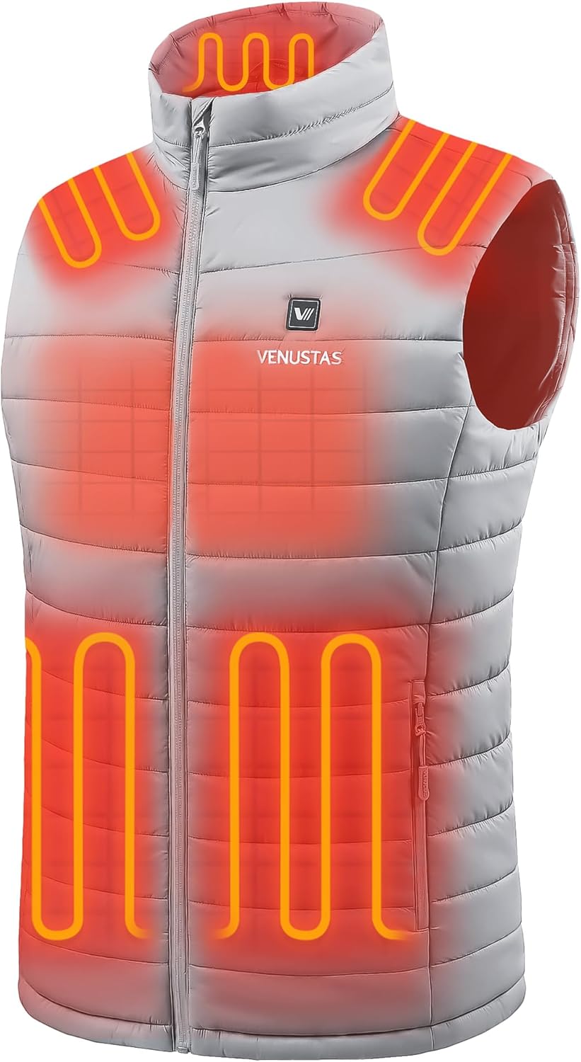 Venustas Men's Heated Vest: Ultimate Comfort and Warmth