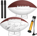 Liliful 2 Pcs Autograph Football Basketball Set with Stand