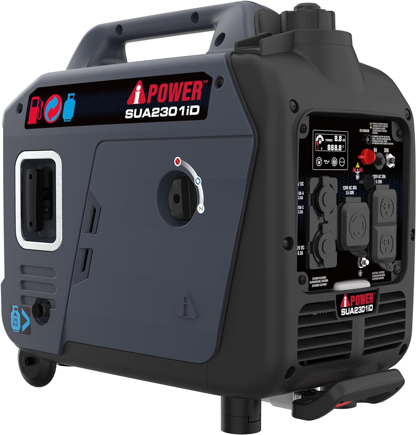 A-iPower 2300W Dual Fuel Inverter Generator: Portable Powerhouse