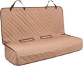 Bench Car Seat Cover Protector TAN - Waterproof Heavy-Duty Dog Seat