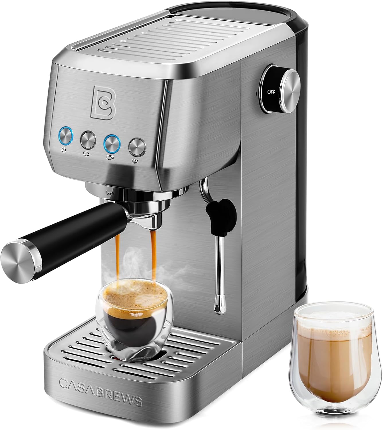 CASABREWS 20 Bar Espresso Machine: Perfect Frothy Lattes