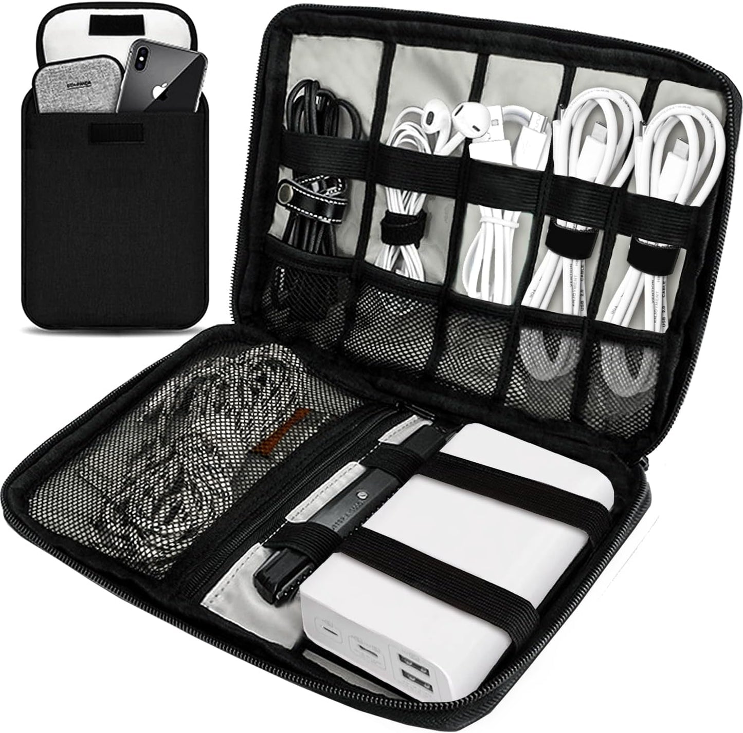 Compact Travel Cable Organizer by Vaxaape
