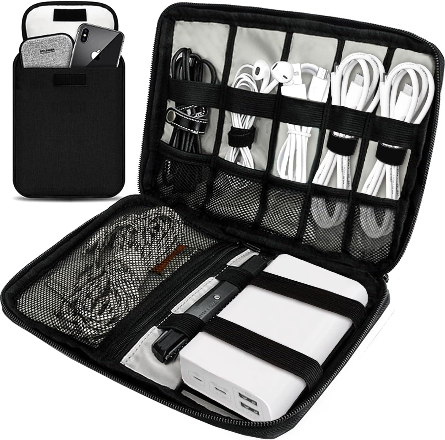 Compact Travel Cable Organizer by Vaxaape