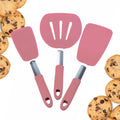 Flexible Silicone Turner Spatula Set - 3pc Flex & Flip