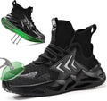 Steel Toe Work Boots for Men - Breathable Lightweight Safety Shoes are