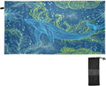 Fast Drying Whale Beach Towel 31x71 - Sandproof for Pool, Travel, & More!