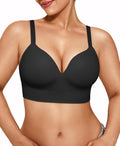 Popilush Plus Size Wireless Push Up Bralette - Full Coverage Comfort