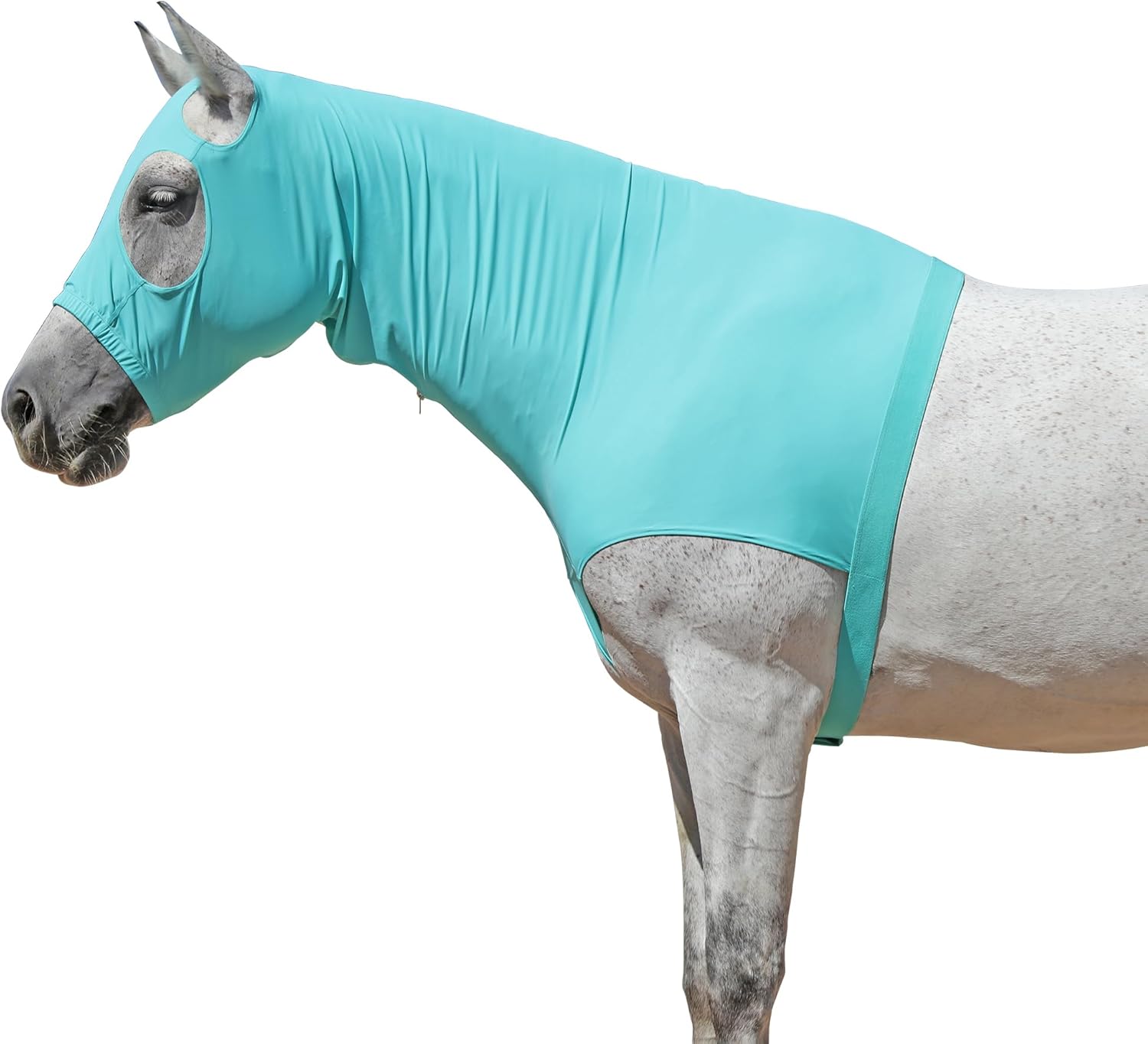 Gallopoff Horse Slinky Hood with Zipper for Mane Protection