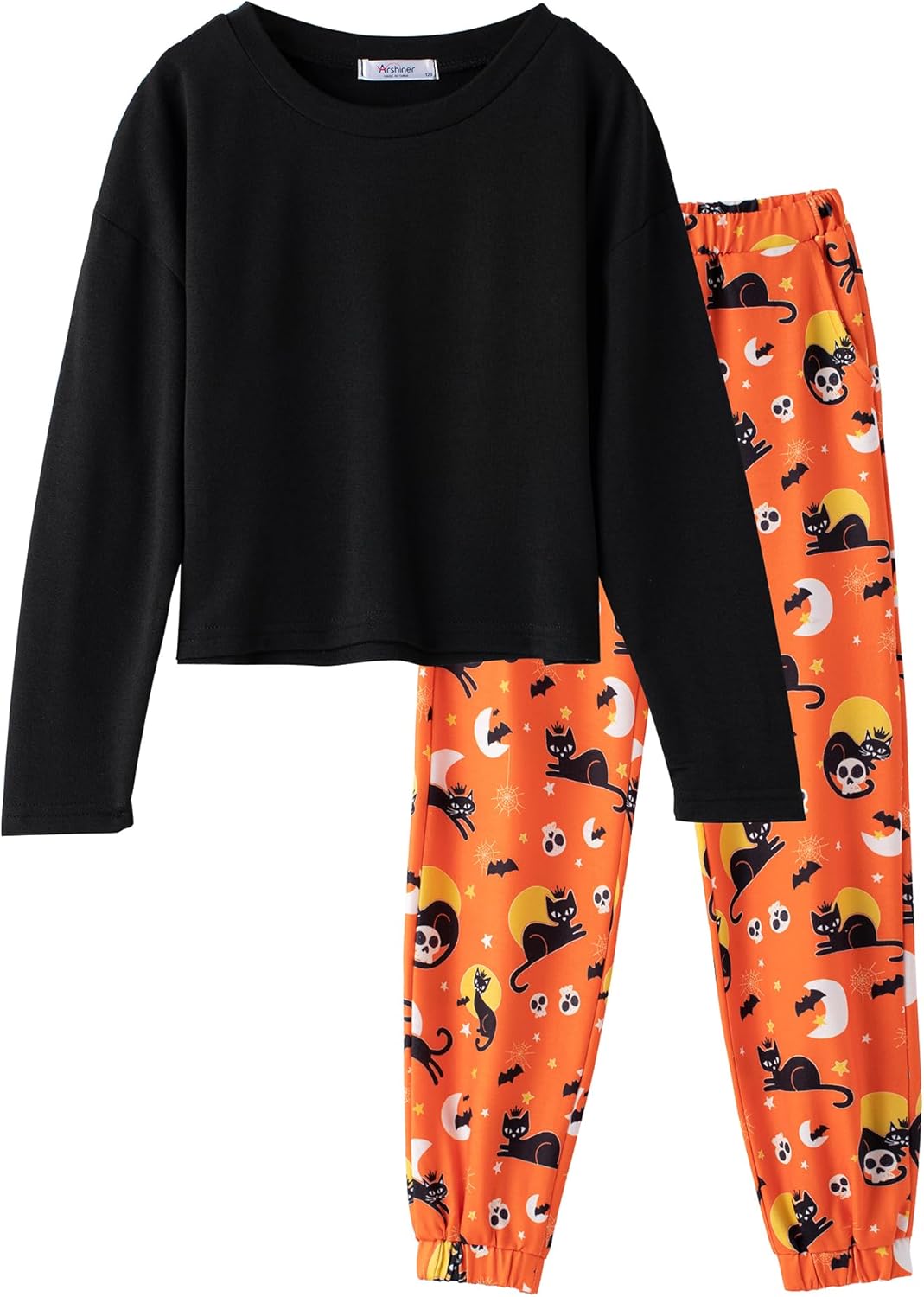 Arshiner Girls Tie Dye Sweatsuits Set for Ages 5-14