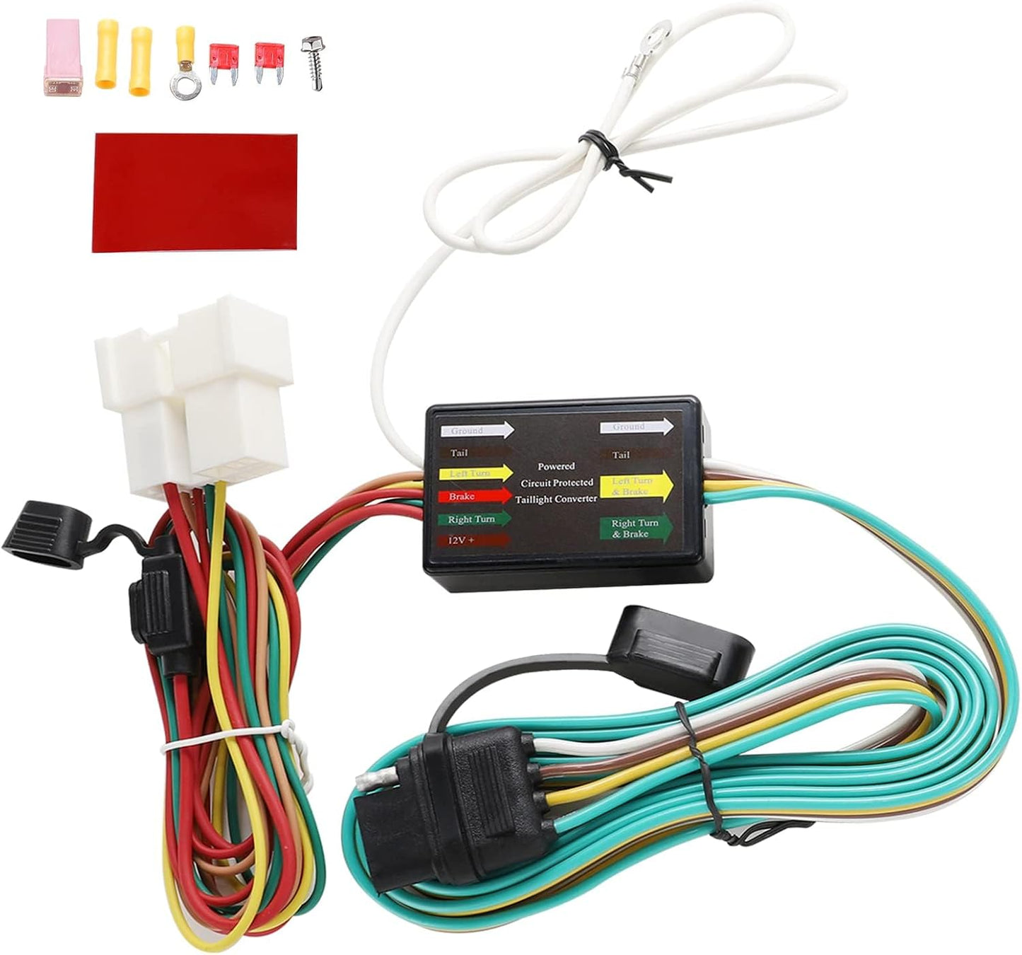 MECMO 4-Pin Trailer Wiring Harness for Honda Pilot & Passport