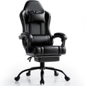 Video Game Chair for Adults with Massage and Footrest Features