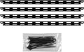 Rack Cable Management Tie Bar Kit - 4x 1U Tie Bars for 19in Racks