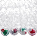 Sosation 150 Pcs 2 in Gumball Vending Machine Capsules - Clear Party