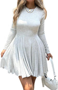 Womens Long Sleeve Swing Dress for Cozy Fall and Winter Wear