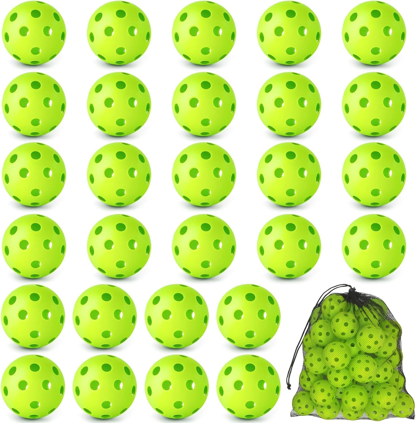 30 Pcs Practice Baseballs for Hitting, Lightweight Soft Balls