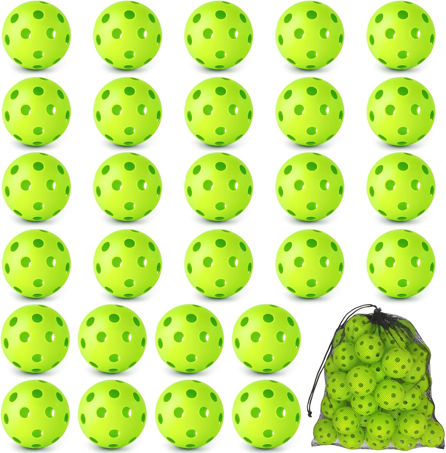 30 Pcs Practice Baseballs for Hitting, Lightweight Soft Balls