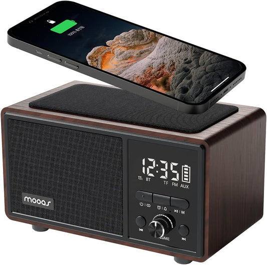 Retro Bluetooth Radio Speaker - Hands-Free Calling