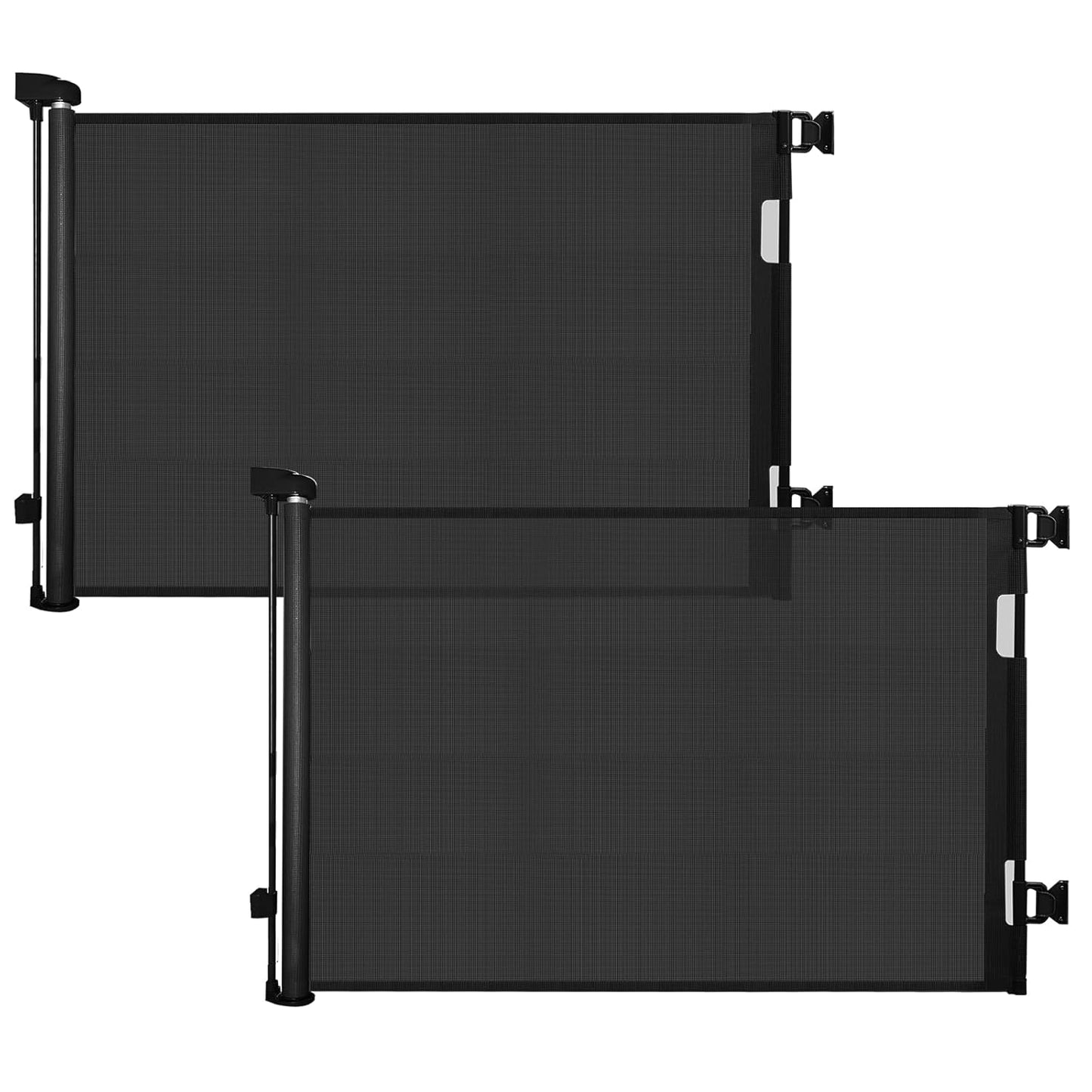 Retractable Baby Gate for Doorways and Stairs - 2 Pack