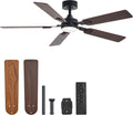 Ceiling Fans with Lights 52in 5-Blade Ceiling Fan - Quiet Energy Saver