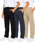 Boys Tech Fleece Open Bottom Sweatpants - Warm, Soft Fit Real