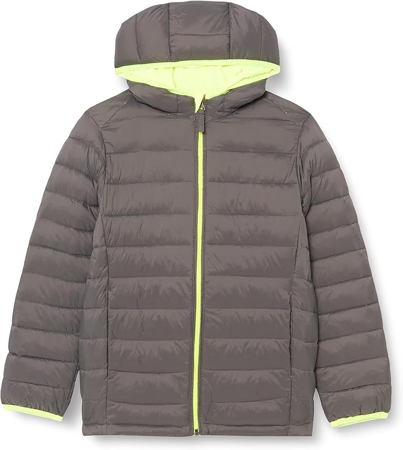 Lightweight Water-Resistant Packable Hooded Puffer Coat for Kids