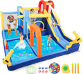 Inflatable Water Slide Bounce House with Splash Pool - Fun Outdoor